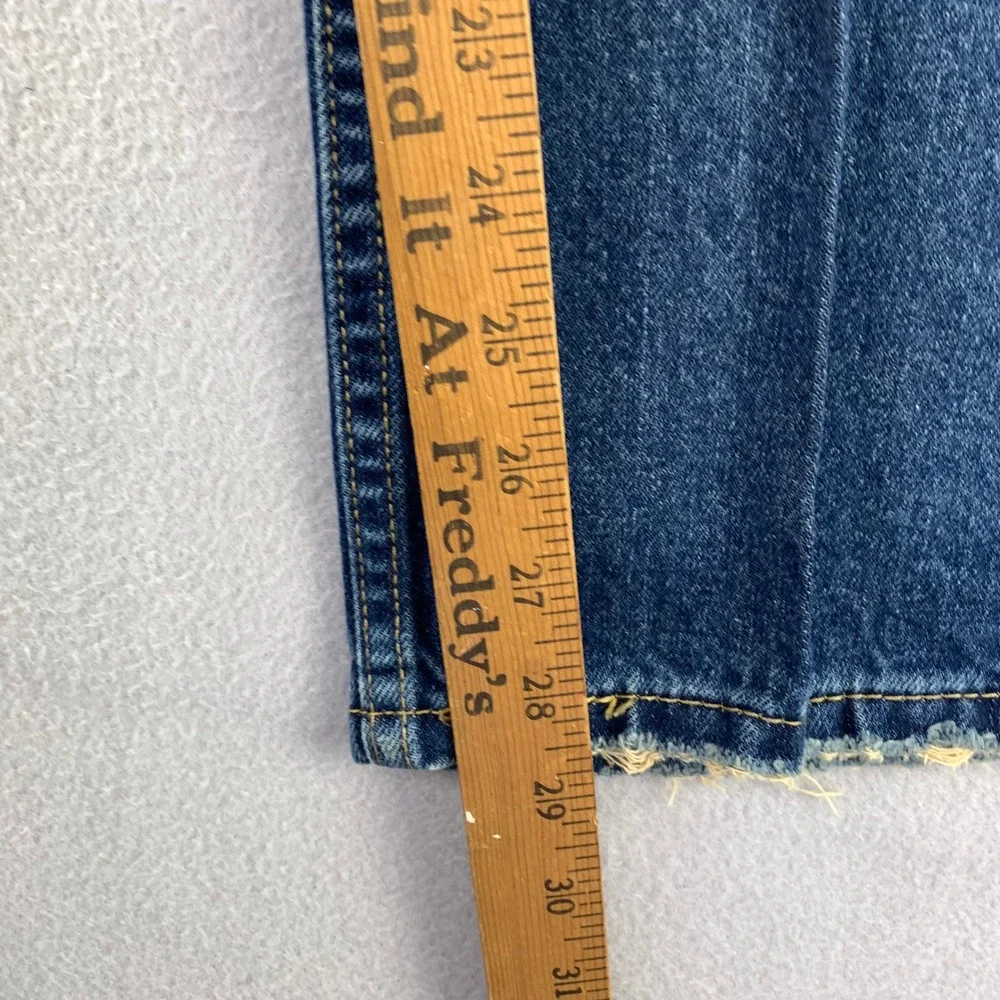 Levis 511 Slim Jeans Mens W40 L30 Blue Distressed Denim Straight Leg